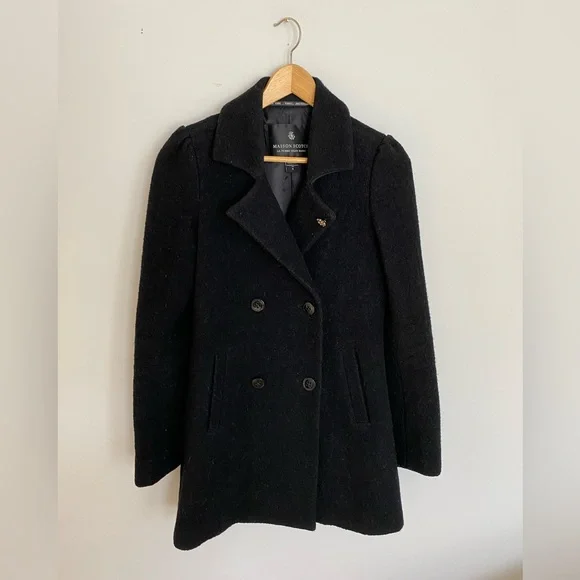 Maison Scotch double breasted classic wool coat - Picture 2 of 6